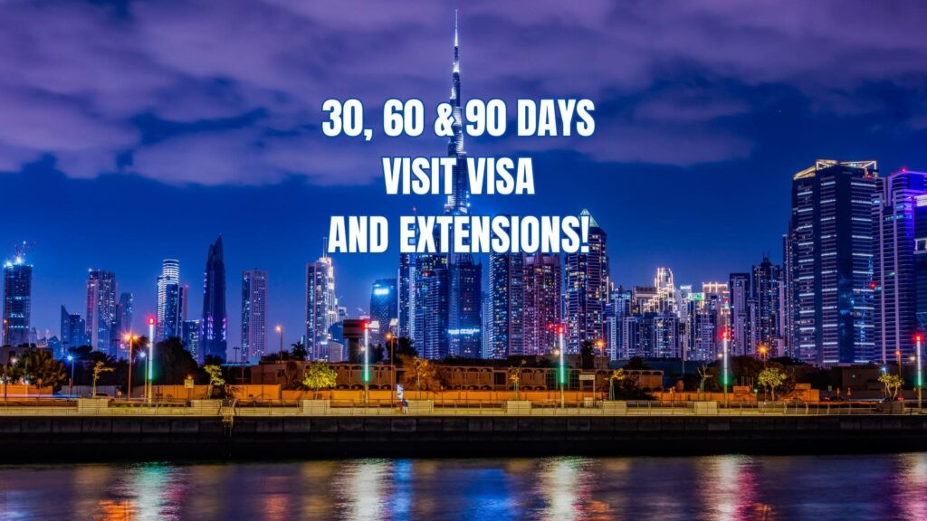 UAE visit visa and Extensions