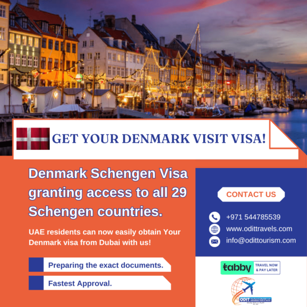 denmark visit visa from dubai