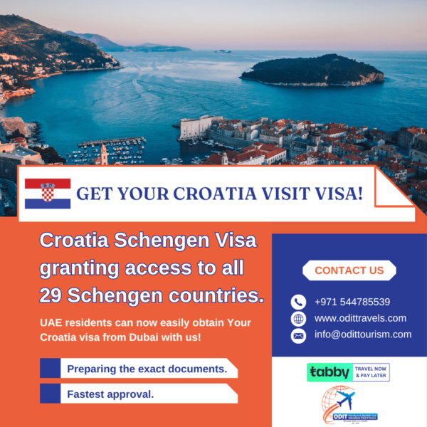 crotia visa from dubai