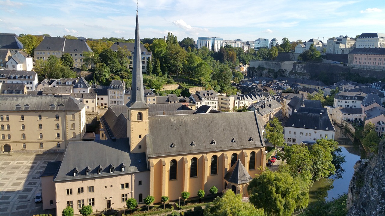 luxembourg, luxembourg city, neumünster abbey