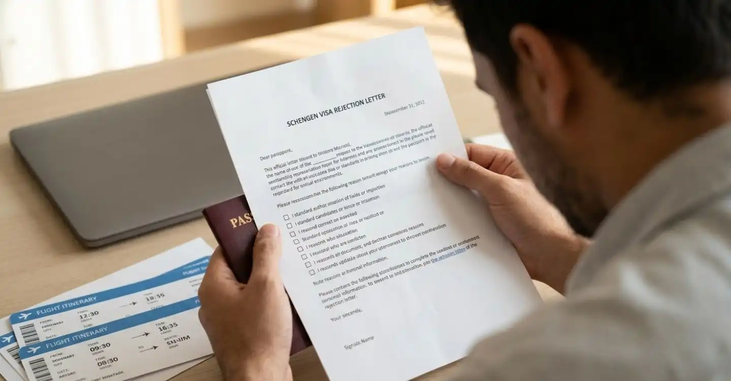 Schengen visa rejection assistance