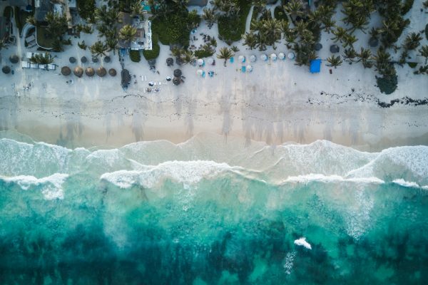 Mexico 3 aerial photography of beach shore during daytime